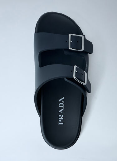 Prada Rubber Slides Black pra0263012