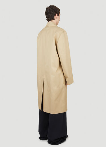 MM6 Maison Margiela Knee Length Trench Coat Beige mmm0151001