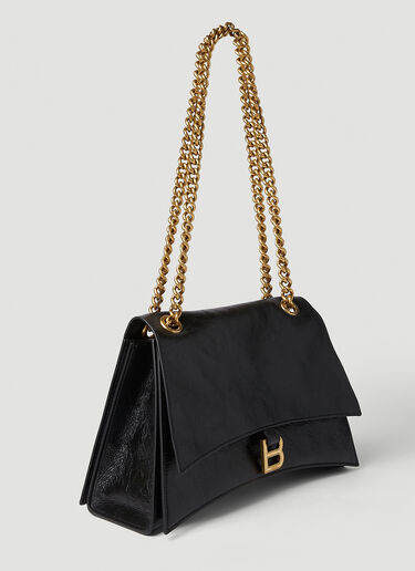 Balenciaga Crush Chain Shoulder Bag Black bal0251122