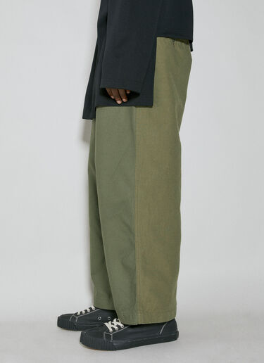 Comme des Garçons Homme Baggy Crop Pants Green cdh0154006