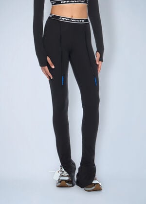 Off-White Logo Motfif Split Leggings Black ofw0262048