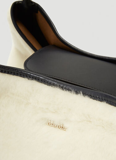 Max Mara TMarin Teddy Tote Bag White max0242029
