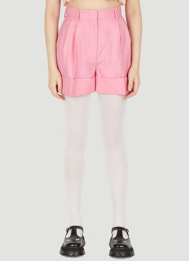 Miu Miu Levantina 褶裥短裤 粉色 miu0248013