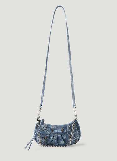 Unisex Le Cagole Mini Shoulder Bag in Blue | LN-CC®