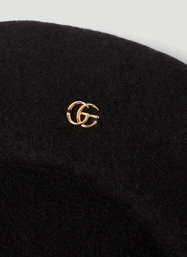 Gucci Wool Felt Beret Black guc0251013