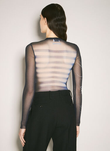 Jean Paul Gaultier Le Mâle Long-Sleeve Bodysuit Navy jpg0259002