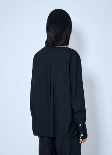 LN-CC® - Toteme: Piped Pj Top - Black Toteme Piped Pj Top Black tot0265011