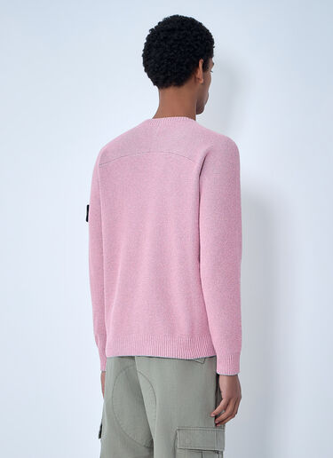Stone Island Crewneck Wool Sweater Pink sto0164074