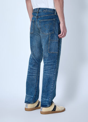 LN-CC® - Human Made: Straight Denim Pants - Blue Human Made Straight Denim Pants Blue hmd0166003