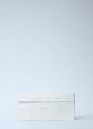 MM6 Maison Margiela Logo Print Pouch White mmm0261020