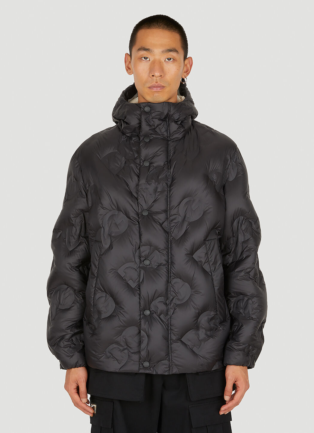 【はこぽす対応商品】 Logo Gabbana & Dolce Hooded LN-CC | Black in Jacket ジャケット・アウター