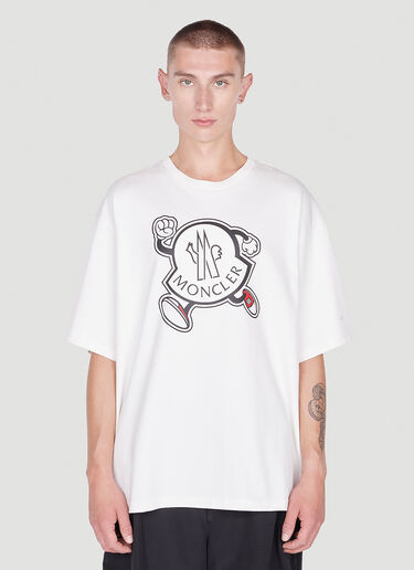 Moncler Graphic Print T-Shirt White mon0152024