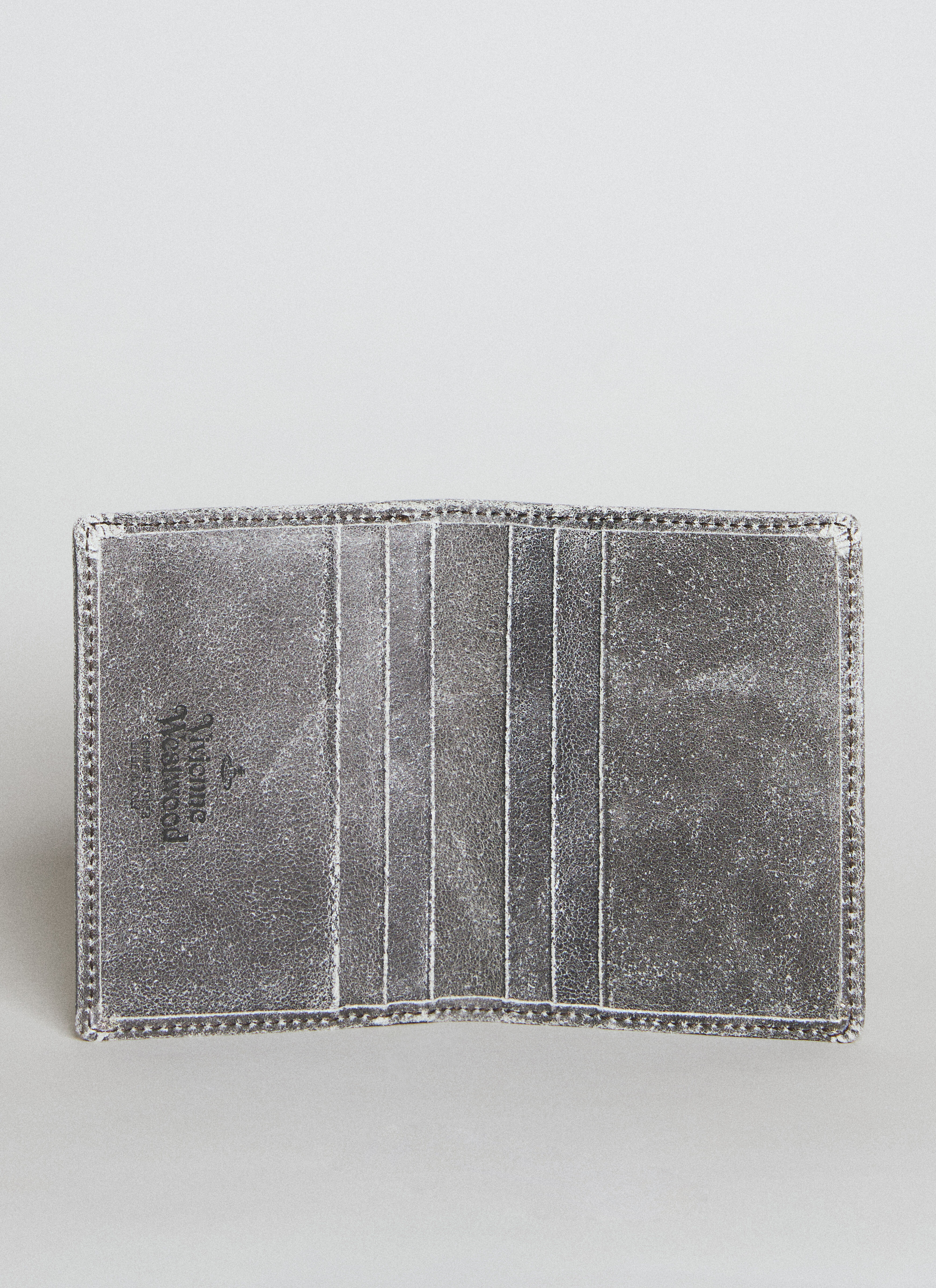 Vivienne Westwood Men's' Distressed Cardholder in Grey | LN-CC®
