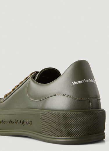 Alexander McQueen Deck Plimsoll Sneakers Khaki amq0148021