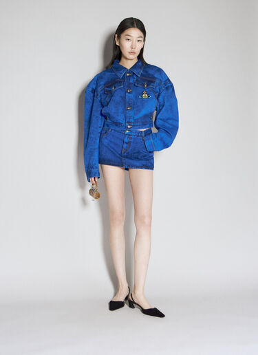 Vivienne Westwood Foam 迷你半身裙 蓝色 vvw0255041
