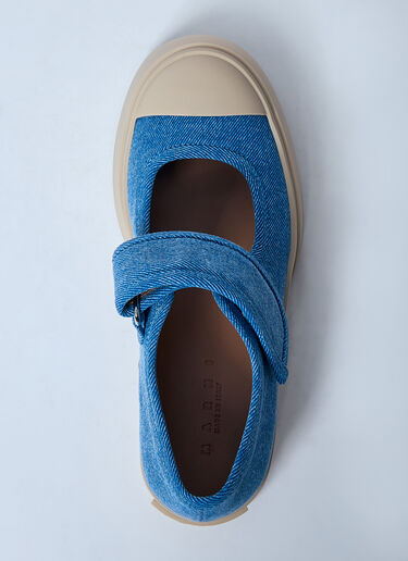 Marni Mary Jane Shoes Blue mni0259022