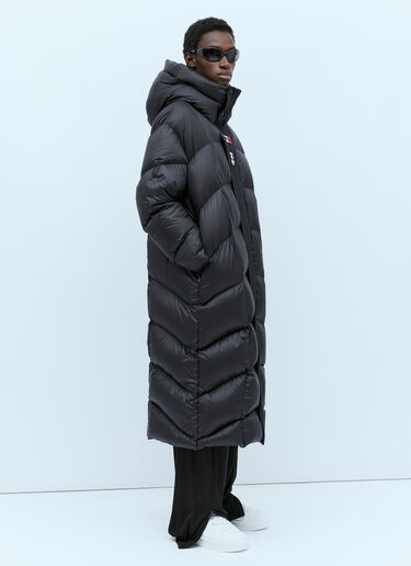 Moncler x adidas Originals Oreiller Long Down Coat Black mad0154004
