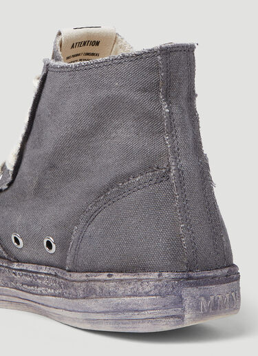Maison Mihara Yasuhiro Past Sole Overdyed High Top Sneakers Black mmy0153004