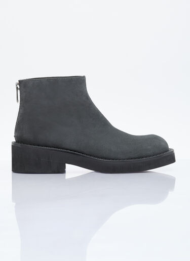 MM6 Maison Margiela Suede Ankle Boots Black mmm0155016