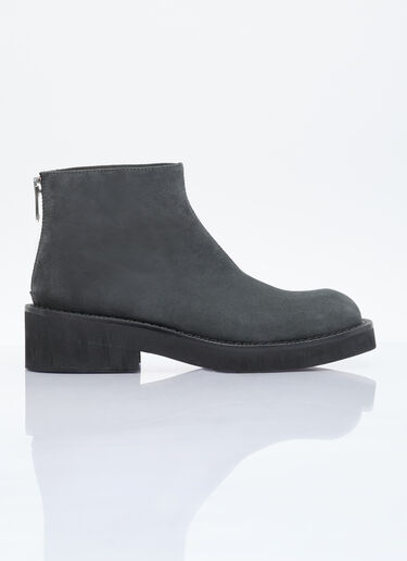MM6 Maison Margiela 麂皮及踝靴 黑色 mmm0155016