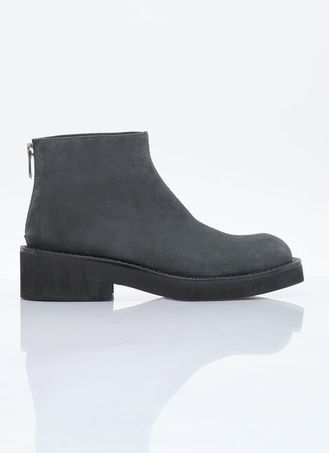 MM6 Maison Margiela Suede Ankle Boots Black mmm0154006