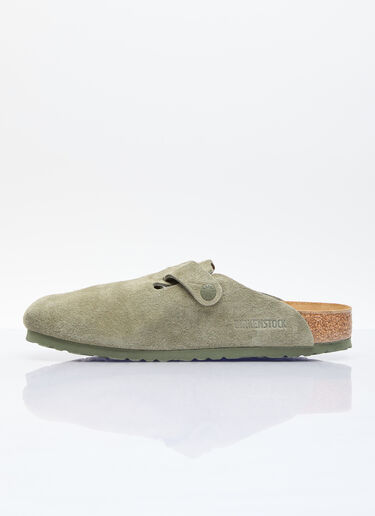 Birkenstock Boston Mules Green brk0156003