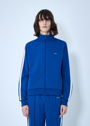 Prada Zip-Front Track Jacket Blue pra0164015
