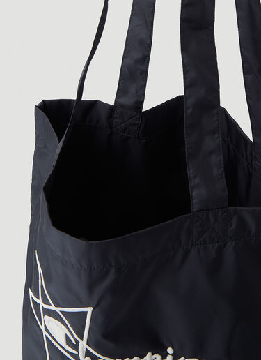 Rick Owens x Champion Embroidered Logo Shopper Tote Black roc0148027