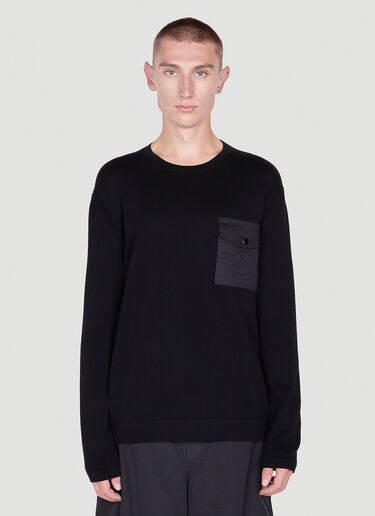 Moncler Patch Pocket Knit Top Black mon0152017