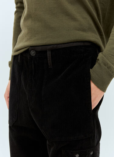 Corduroy Pants Stone Island Corduroy Pants Black sto0158027