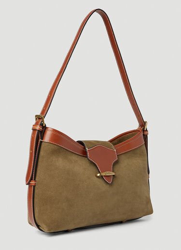 Isabel Marant Botsy Shoulder Bag Khaki ibm0251019