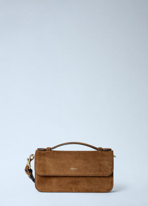 Coach Elora Top Handle Crossbody Bag Brown coa0263021