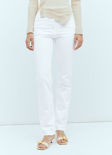 Jacquemus Le De Nimes Linon Jeans White jac0254027