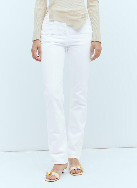 Jacquemus Le De Nimes Linon ジーンズ アイボリー jac0254089