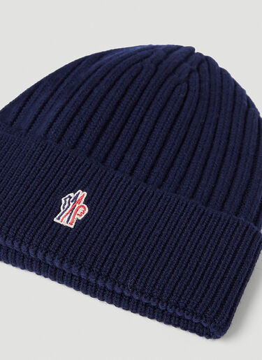 ウールニットビーニーハット Moncler Grenoble ウールニットビーニーハット ネイビー mog0153022