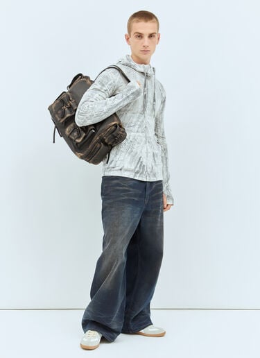 Acne Studios Multi-Pocket Tote Bag Brown acn0158019