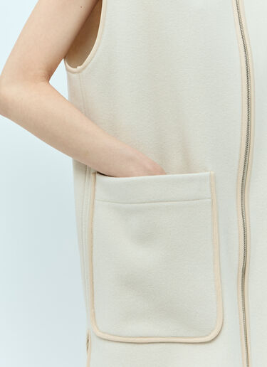 Felted Wool-Blend Vest TOTEME Felted Wool-Blend Vest Beige tot0255013