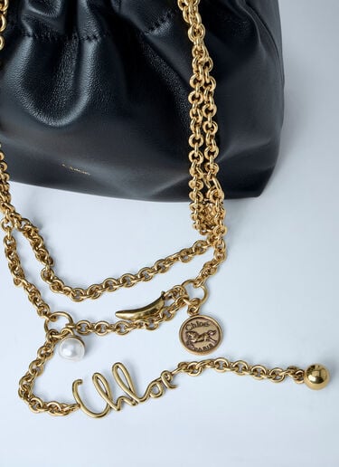 Chloé Mini Icons Chain Shoulder Bag Black chl0263103