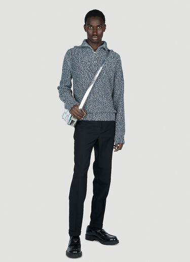 Bottega Veneta Textured Sweater Navy bov0152007