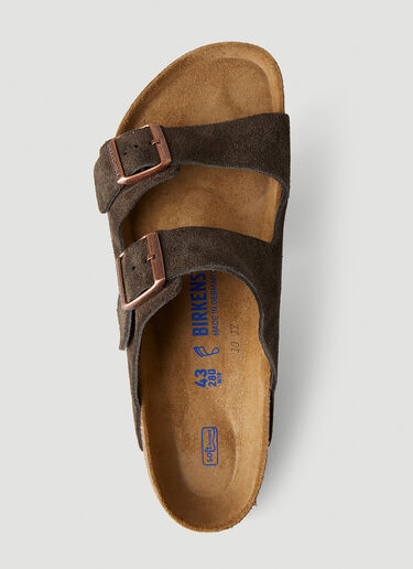 Birkenstock 애리조나 투 스트랩 샌들 브라운 brk0349001