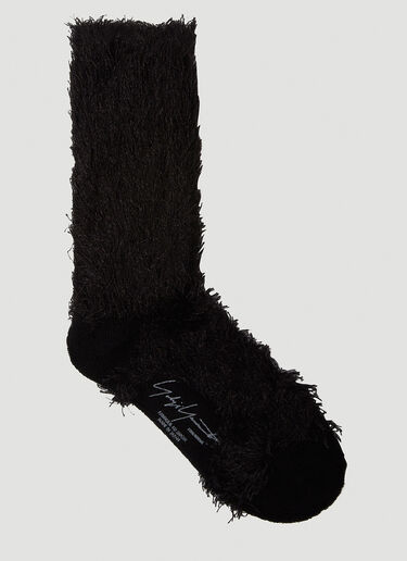 Yohji Yamamoto Terry Socks Black yoy0150020