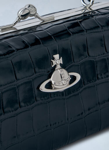 LN-CC® - Vivienne Westwood: Doll XL 框架钱包 - 黑色 Vivienne Westwood Doll XL 框架钱包 黑色 vvw0265042
