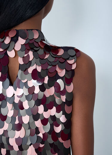Dries Van Noten Embellished Top Burgundy dvn0262003