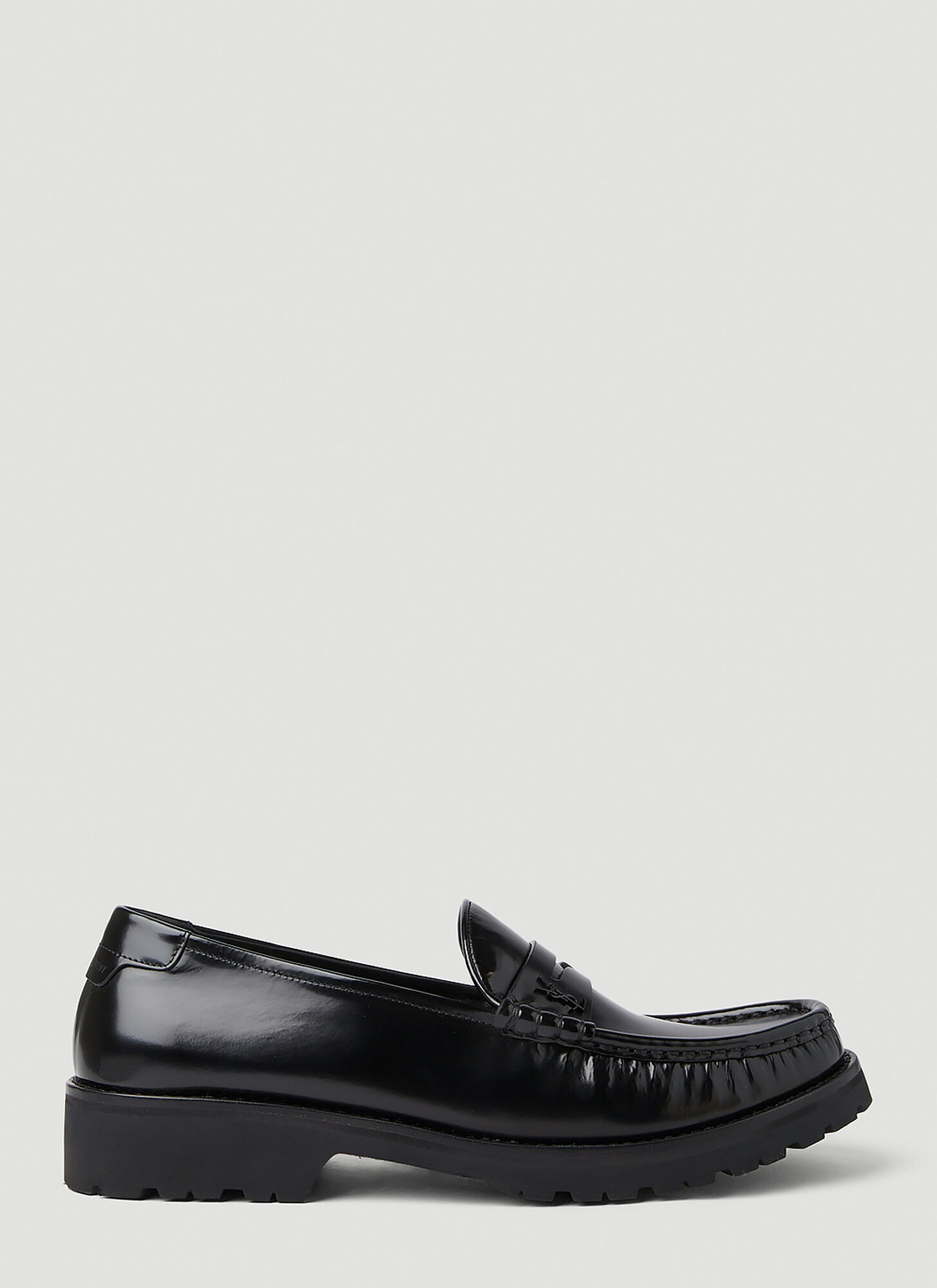 Saint Laurent Monogram Loafers In Calfskin In Black