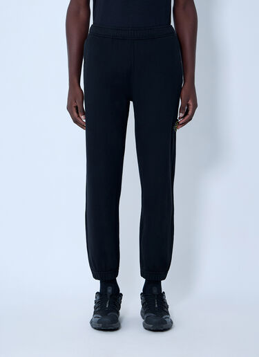 Stone Island Logo Patch Track Pants Black sto0164020