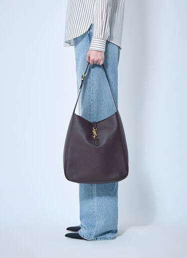 Saint Laurent Large Le 5 à 7 Shoulder Bag Burgundy sla0260008
