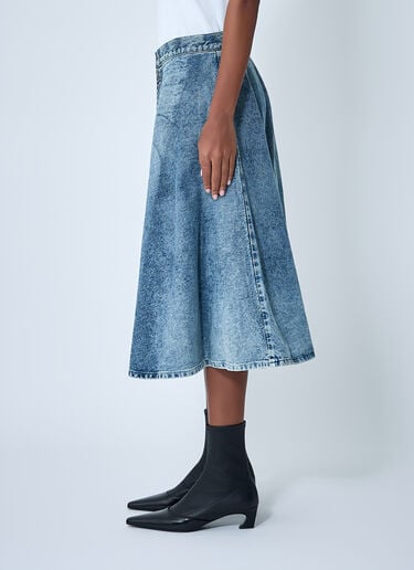 De-Annet-Fsh Midi Skirt Diesel De-Annet-Fsh Midi Skirt Blue dsl0262007