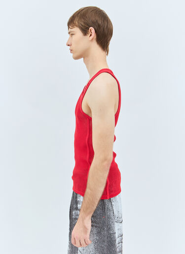 SAVAGE X DIESEL String-And-Lace-Sleep-Tank Top Red dsf0158007