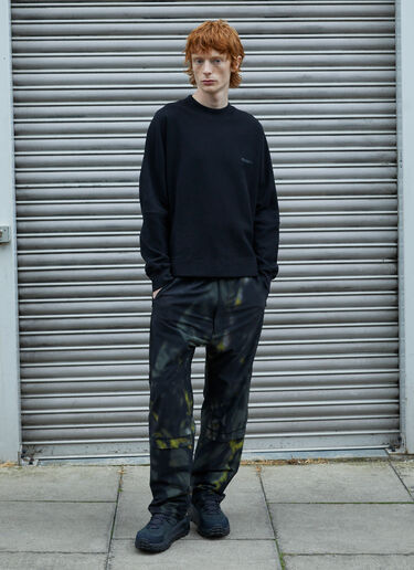 Massimo Osti Studio 徽标运动衫  黑色 mao0158040