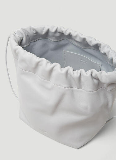 Jil Sander Dumpling Shoulder Bag White jil0249044
